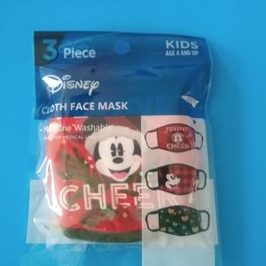 Disney Mickey Mouse Kids Washable Mask Set of 3